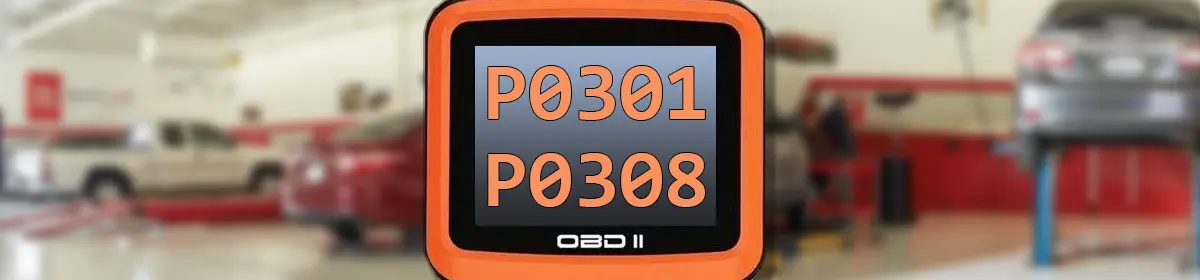 Toyota P0301, P0302, P0303, P0304, P0305, P0306, P0307, P0308 Código de Falla